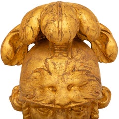 Italian Late 19th Century Giltwood Centurion Soldier Wall Decor