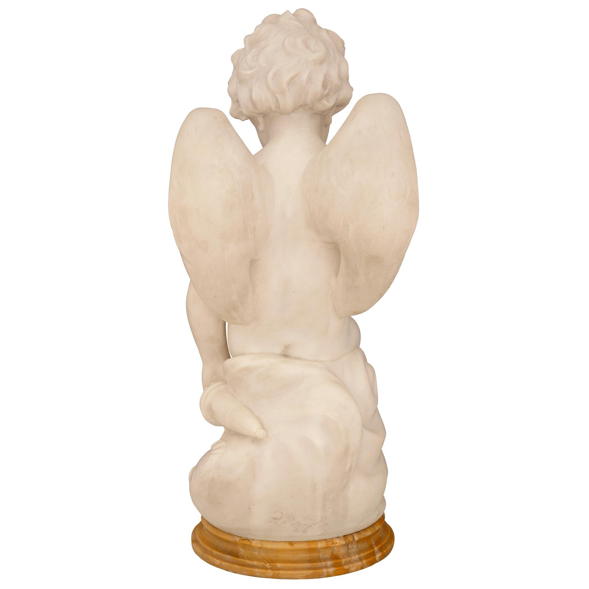 Italian Late 19th Century Marble Statue by Pasquale Rizzoli For Sale 7