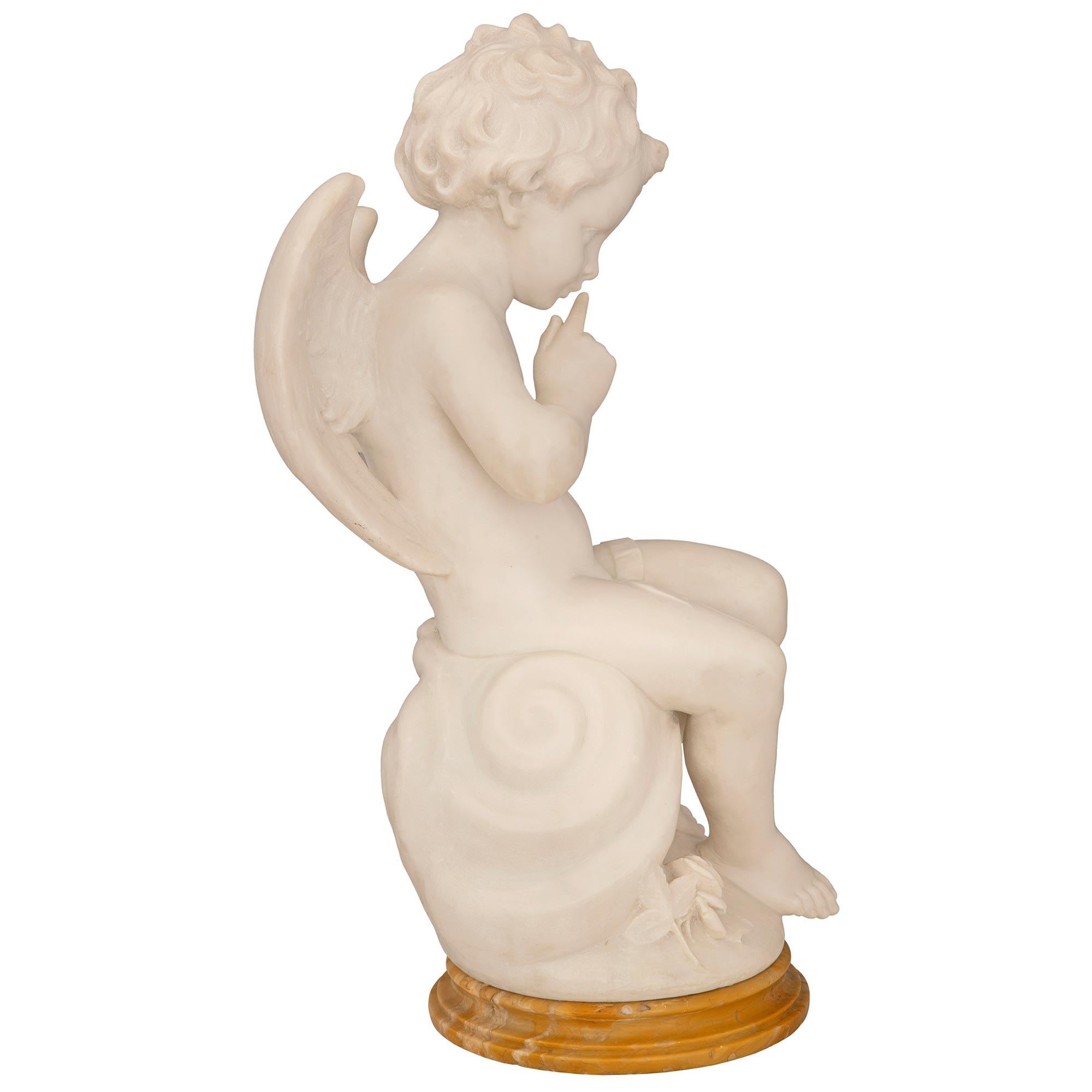 Italian Late 19th Century Marble Statue by Pasquale Rizzoli For Sale 1