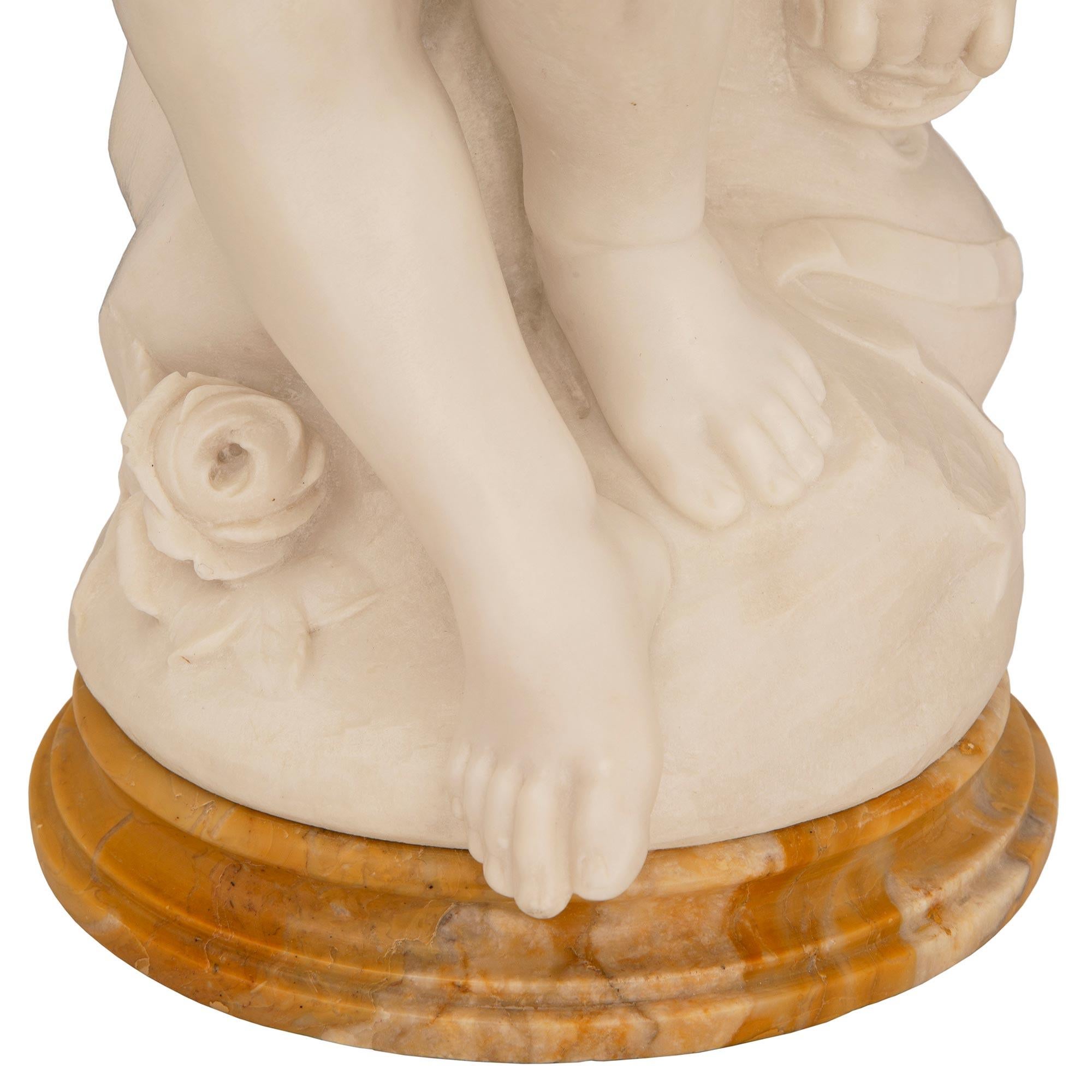 Statua in marmo italiana della fine del XIX secolo di Pasquale Rizzoli in vendita 2