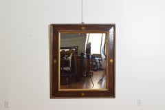 Italian Late Baroque Faux Marble Painted Mirror, Late 17th/Early 18th Cen
