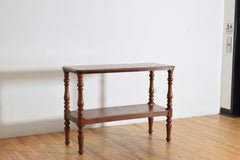Italian Late Neoclassic Cherrywood 2-Tier Etagere or Wall Console, ca. 1840
