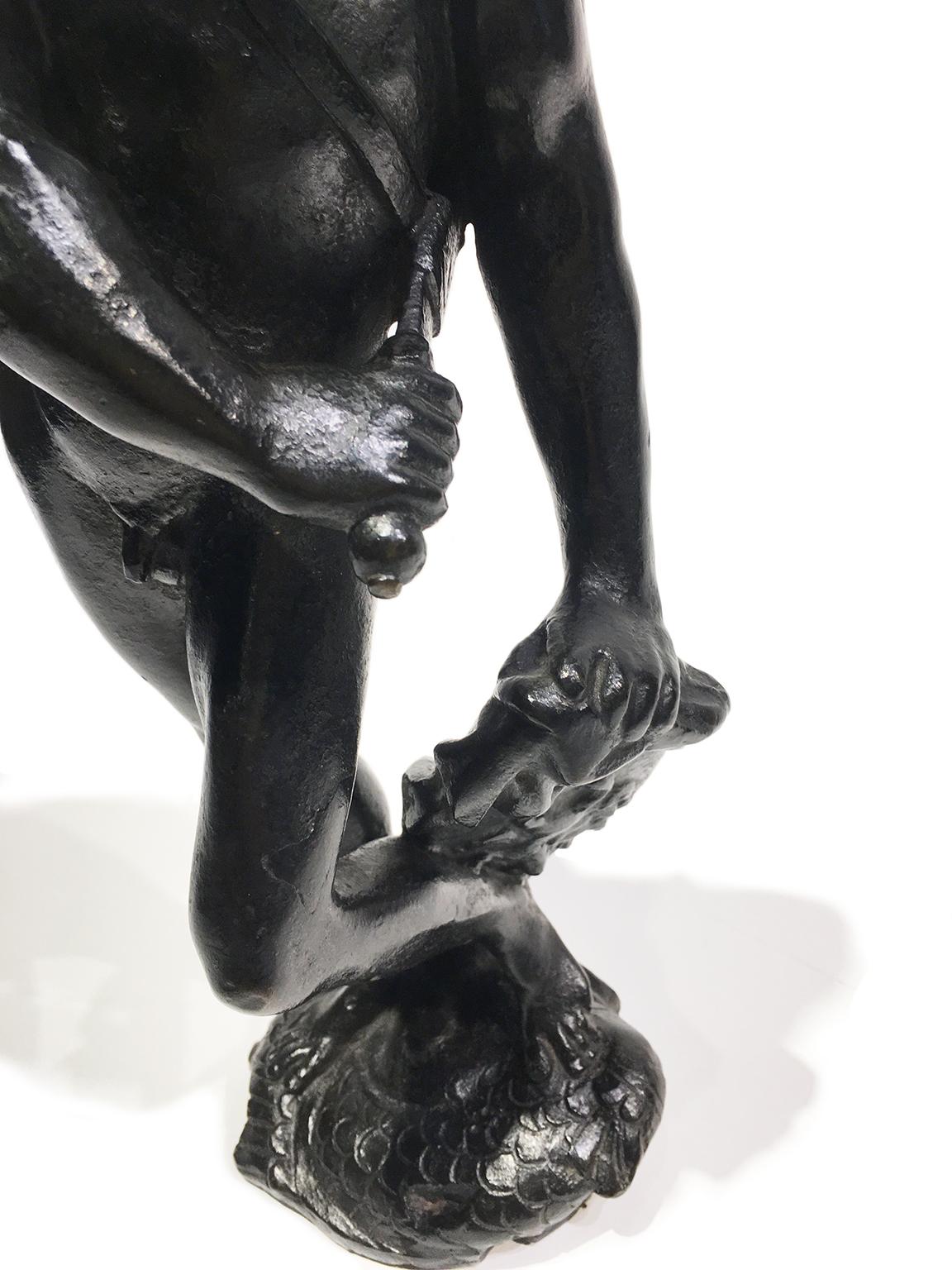 Italienischer Bronze Perseus aus der späten Renaissance, erstes Drittel des 17. Jahrhunderts 12