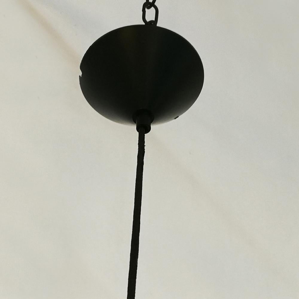 Italian Lathed Metal Brass Finishing Hanging Lamps, 1970s 9