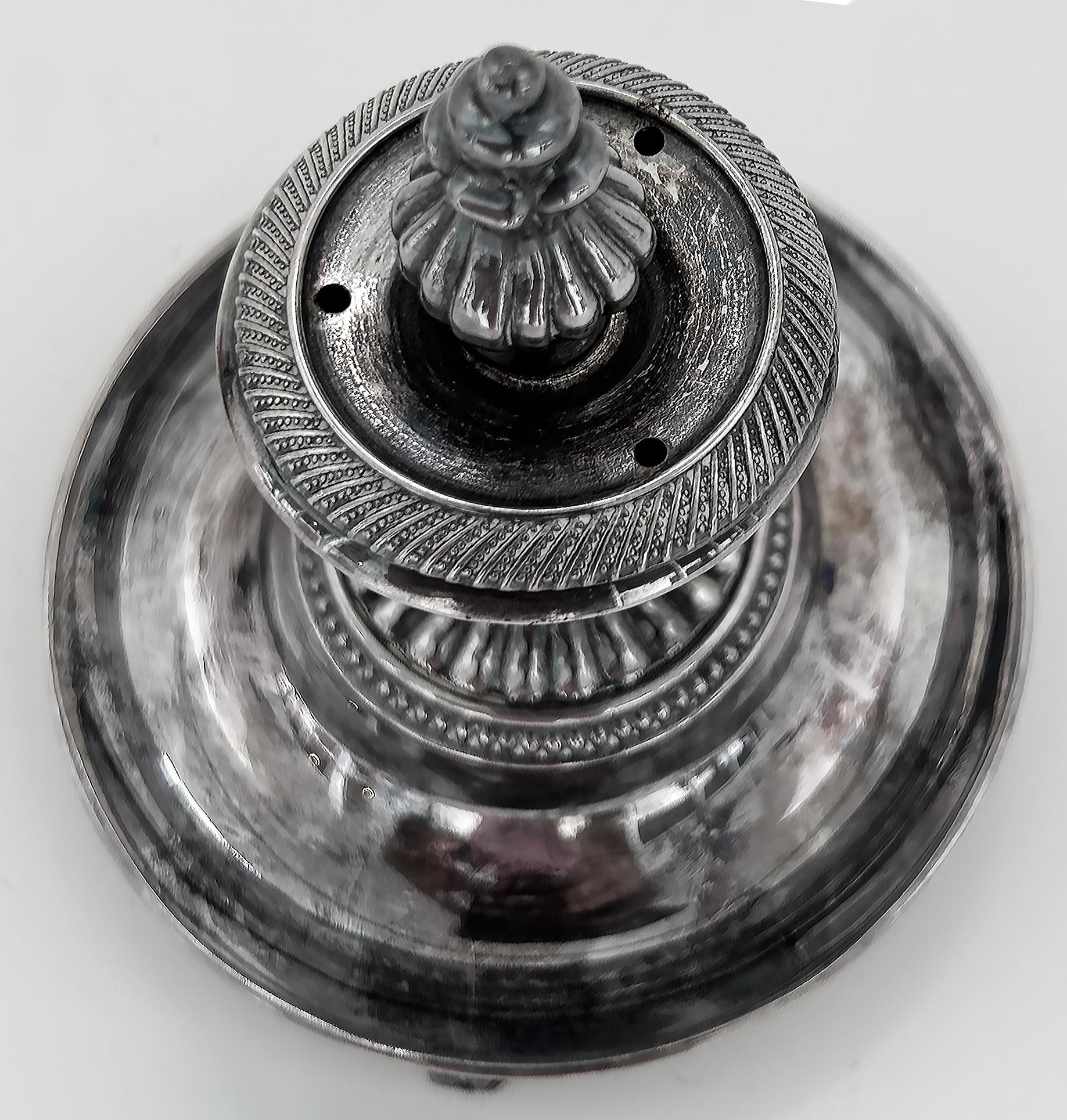 Italian Laudarte Silver Plate Incense Burner Trays Designed by Giovanni Malerba For Sale 4