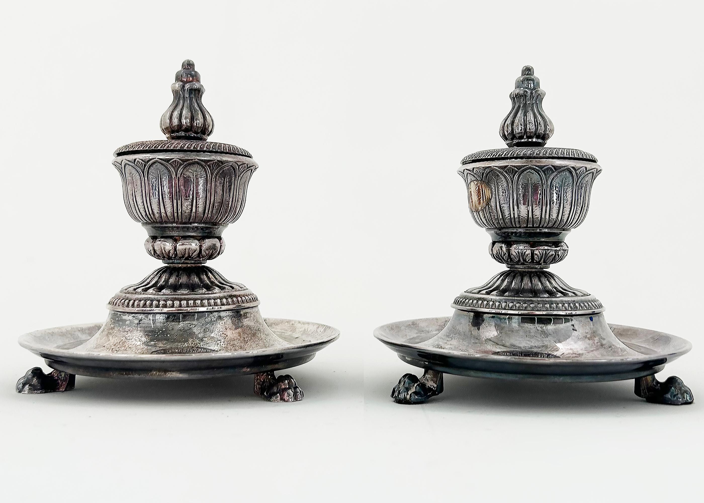Italian Laudarte Silver Plate Incense Burner Trays Designed by Giovanni Malerba For Sale 5