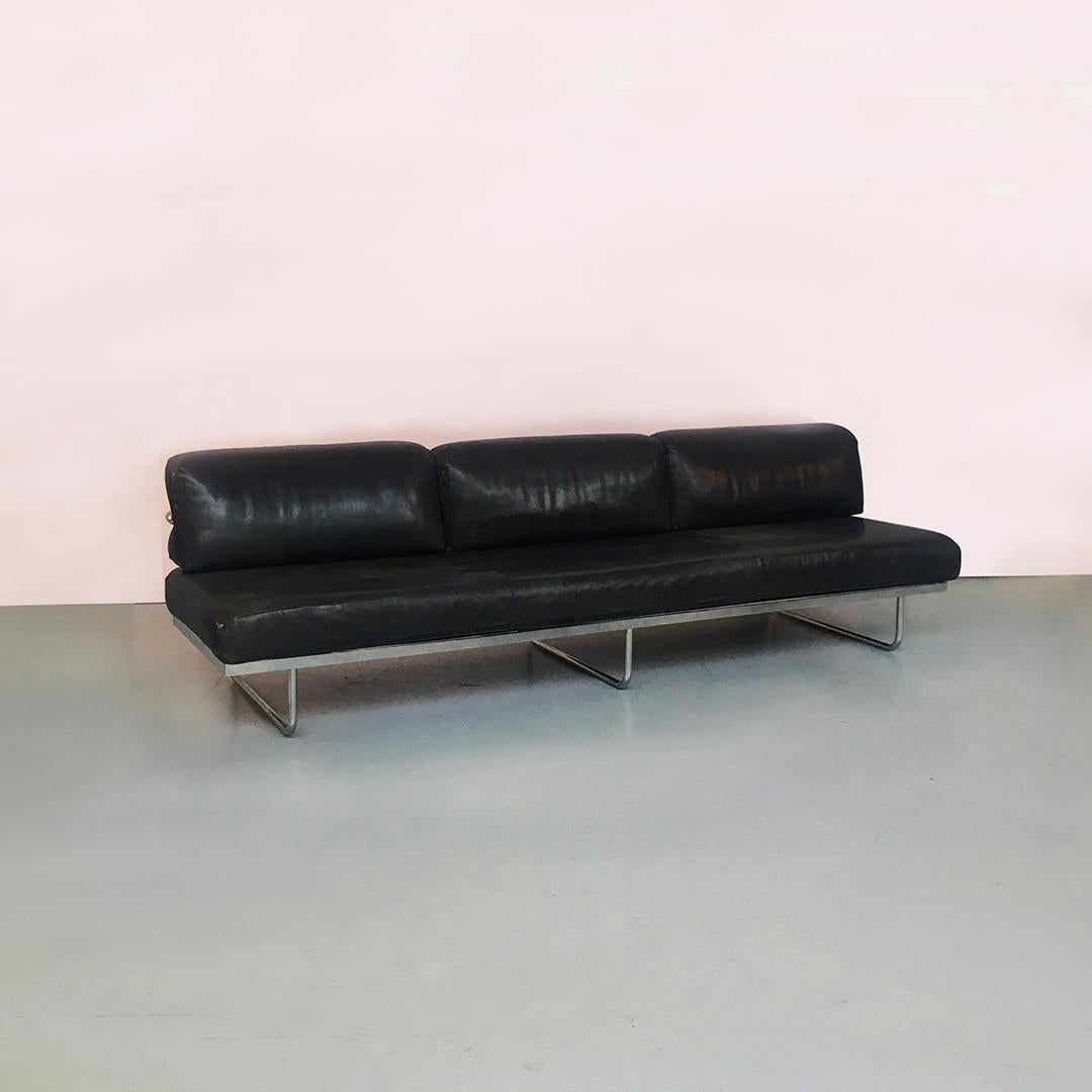 Mid-Century Modern Canapé italien LC5 de Le Corbusier:: P.Jeannaret et C.Perriand pour Cassina:: 1974
