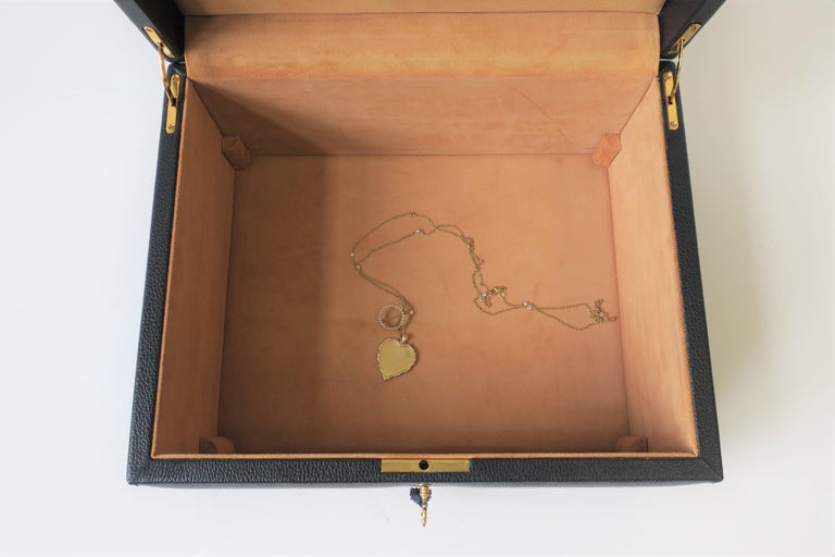 Italian Leather and Suede Jewelry Box at 1stDibs italian leather
