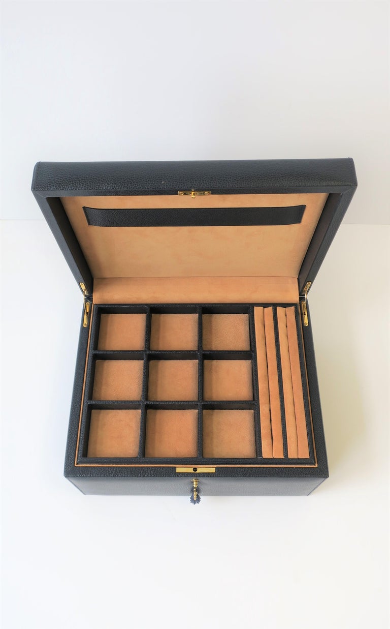 Italian Leather and Suede Jewelry Box at 1stDibs italian leather