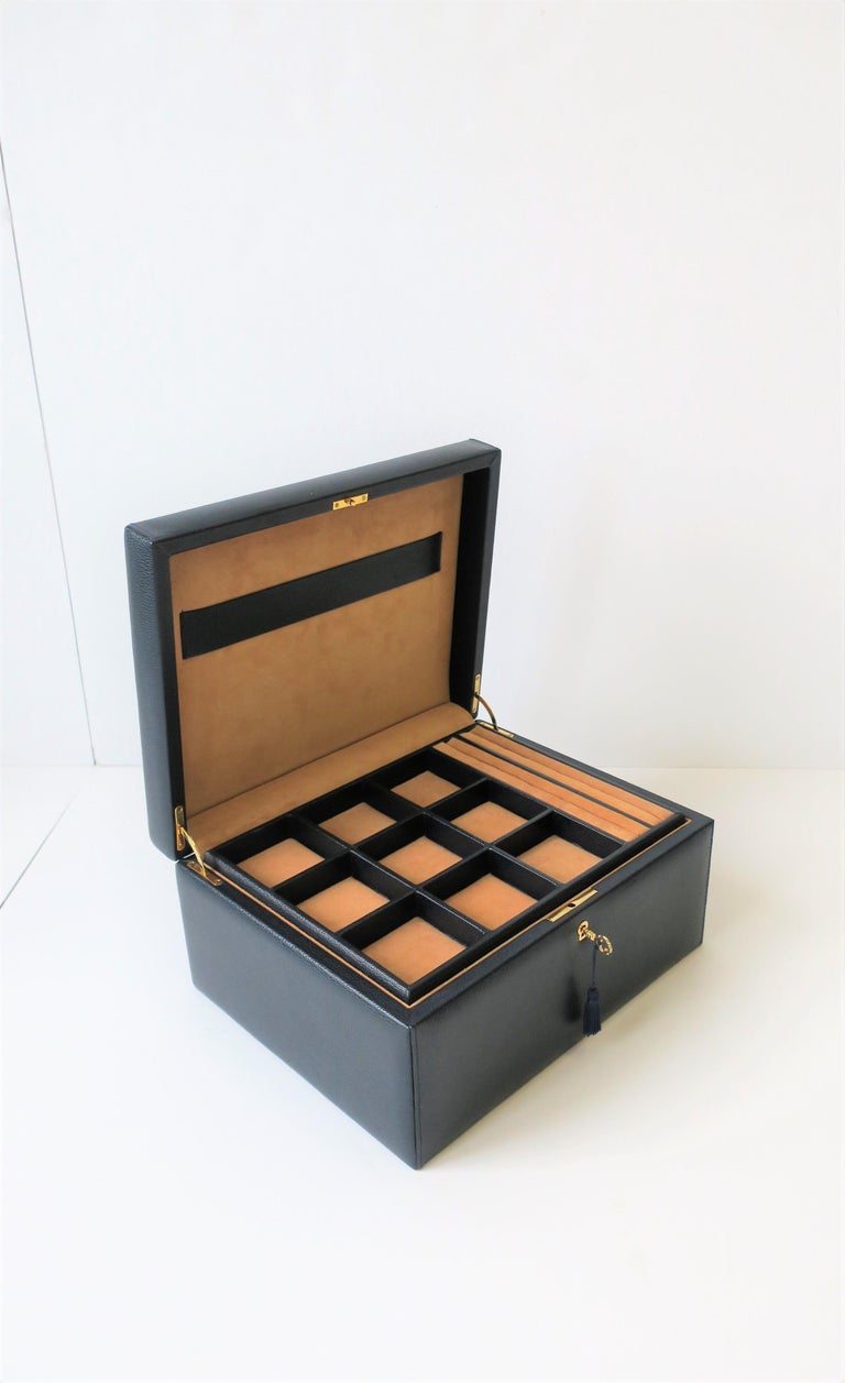 Italian Leather and Suede Jewelry Box at 1stDibs italian leather