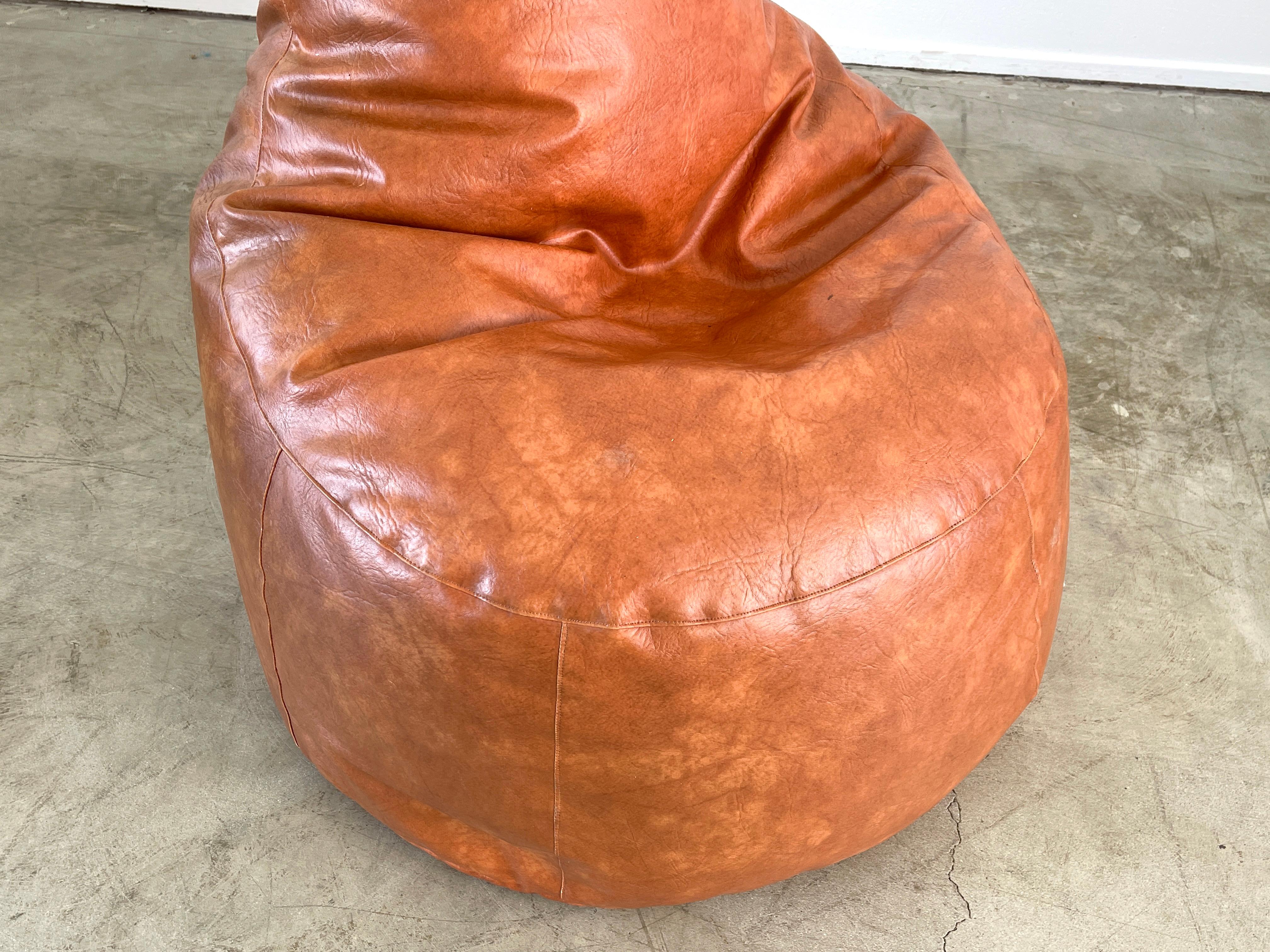 Italian Leather Beanbag Chairs 2