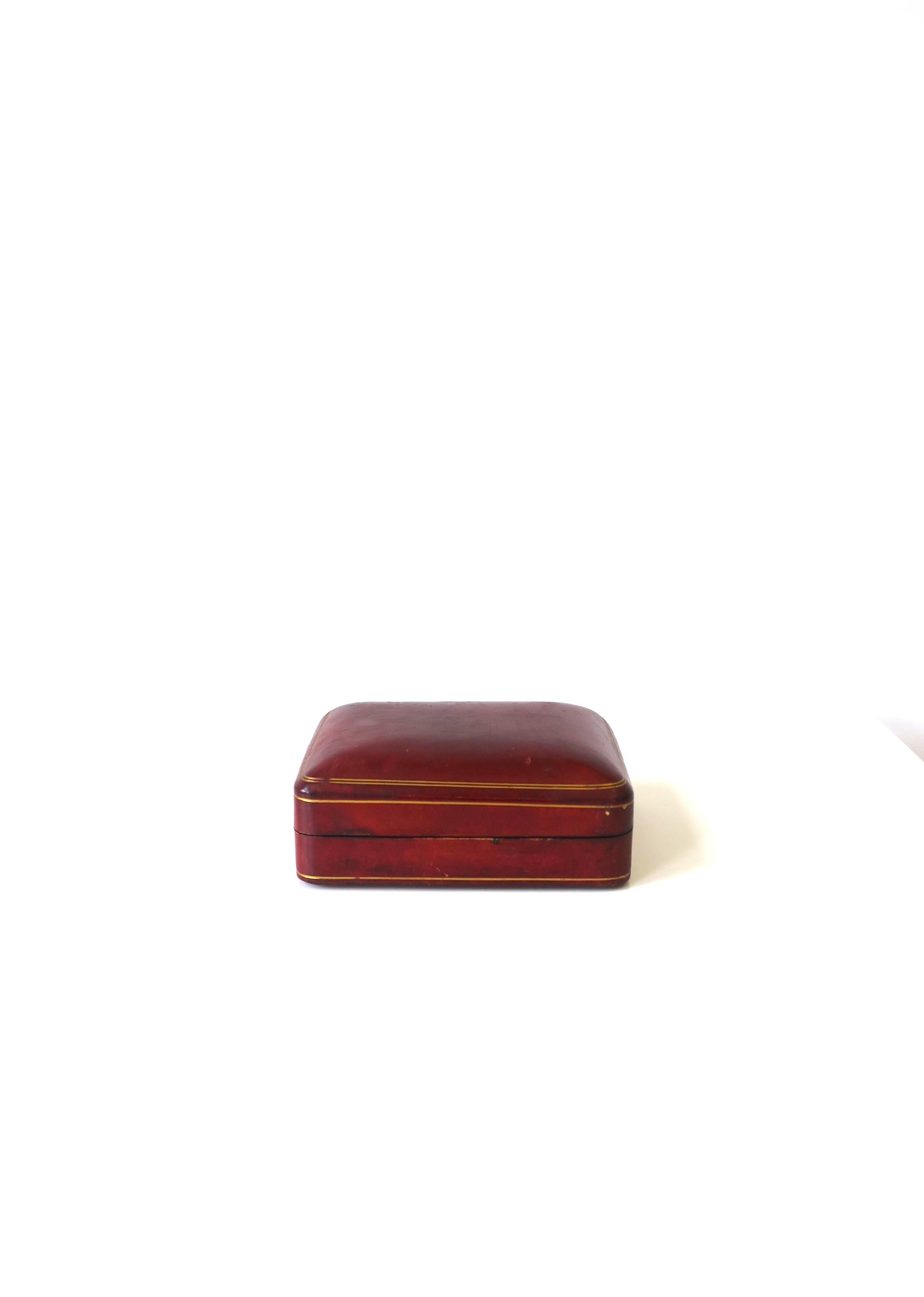 italian leather jewelry box