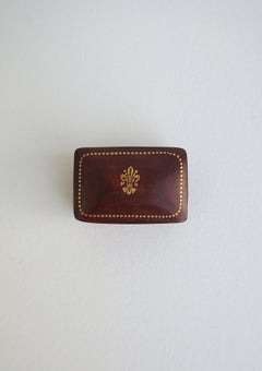 Italian Leather Box, Small