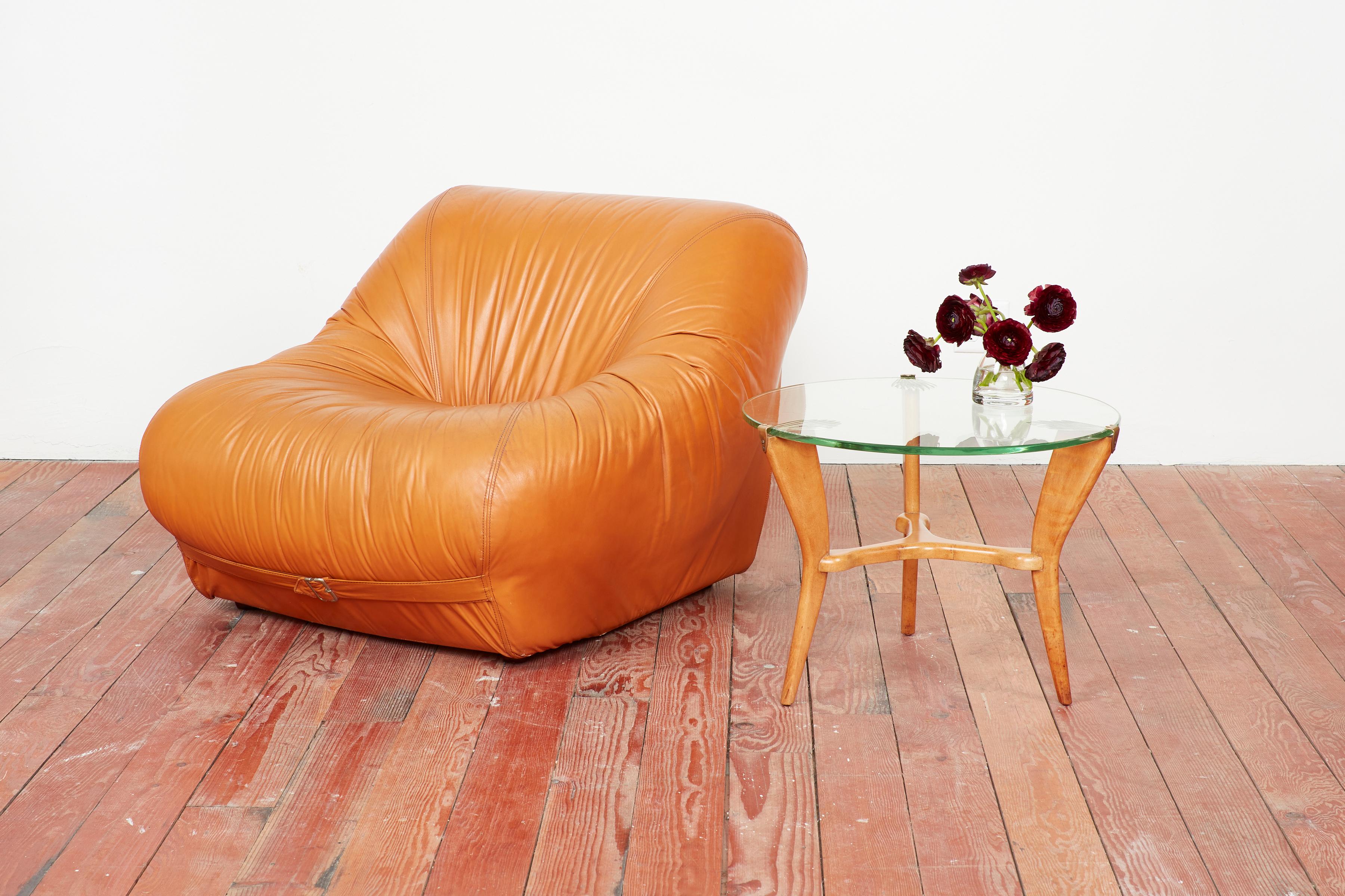 Italian Leather Chairs, 1970s For Sale 11