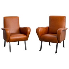 Italian Leather Chairs