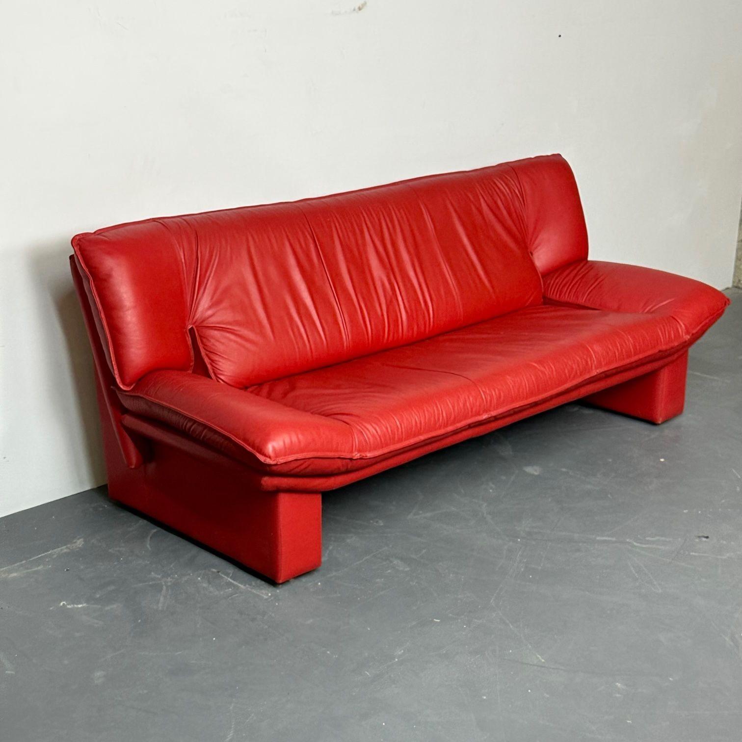 Italian Leather Club Chairs and Sofa, Living Room Set, Bitonto, Double Cushions 1