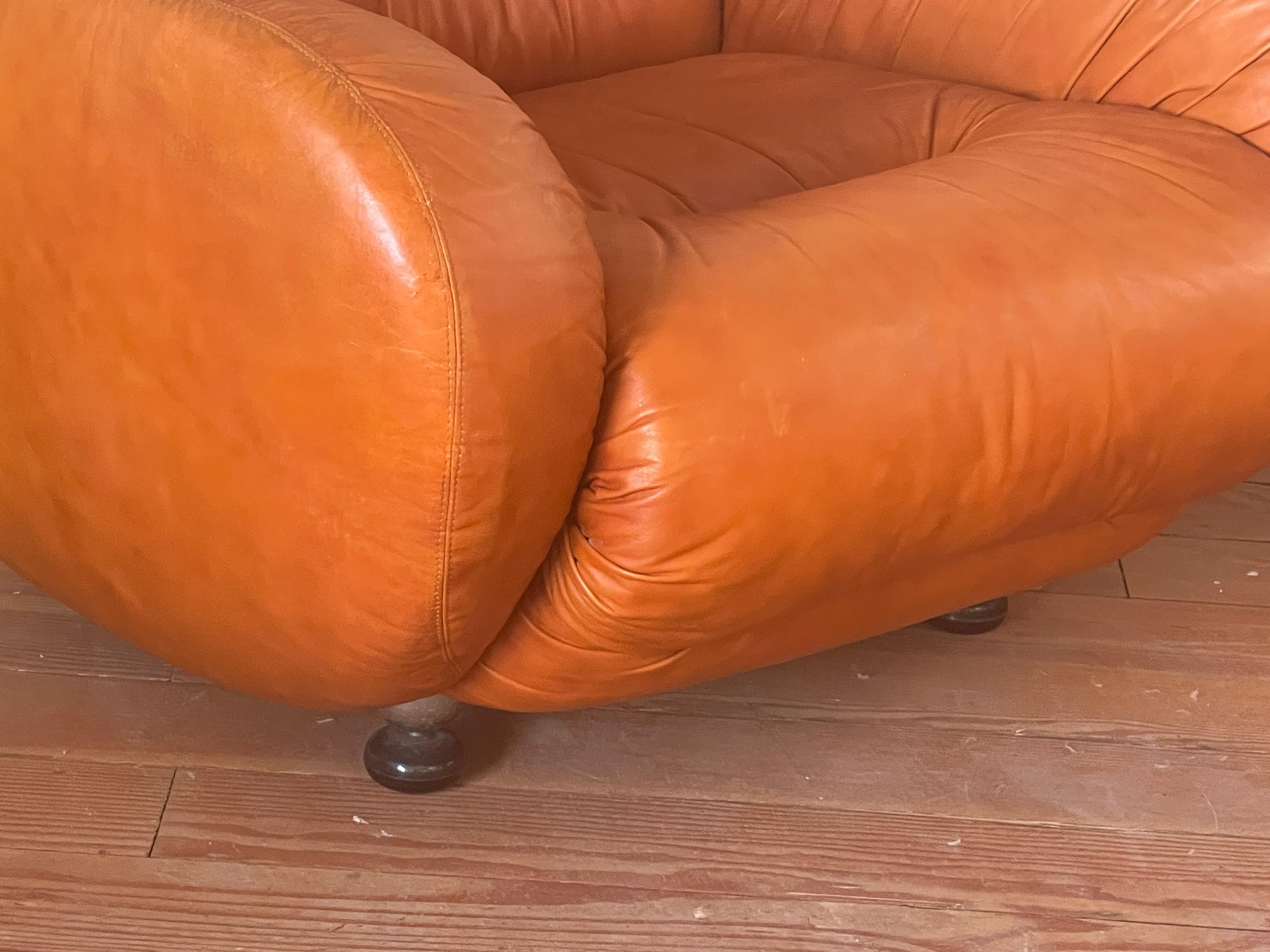 Italian Leather Club Chairs 7
