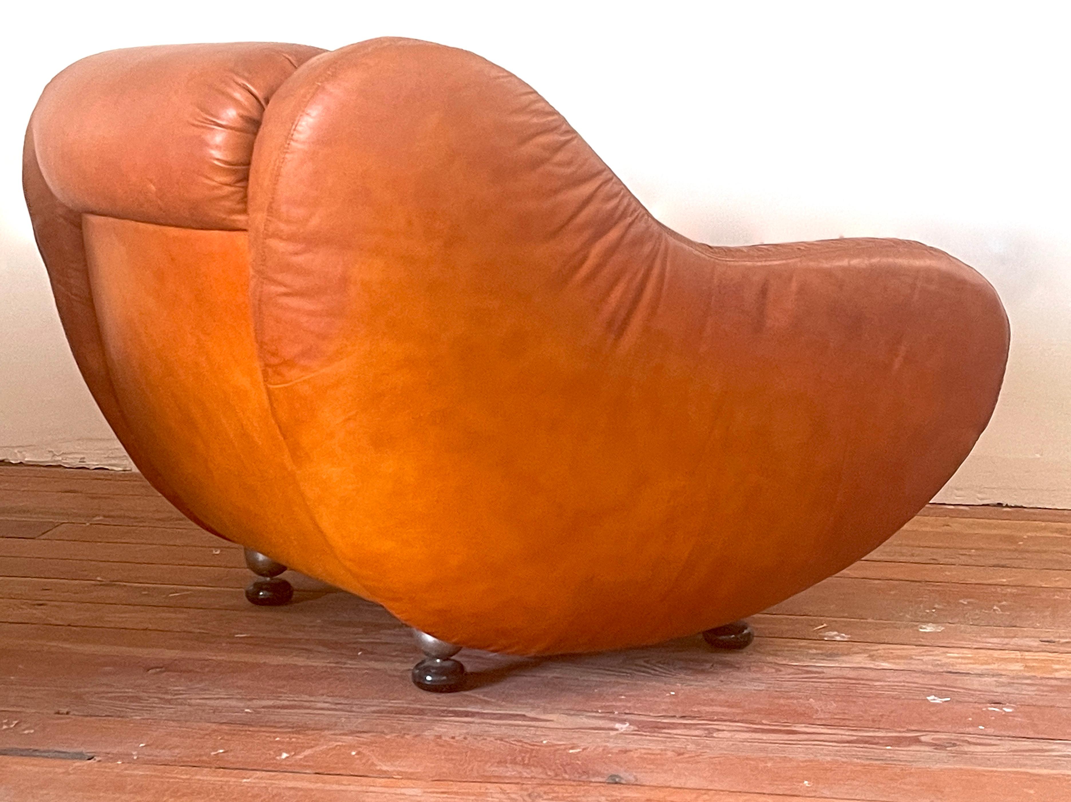 Italian Leather Club Chairs 2