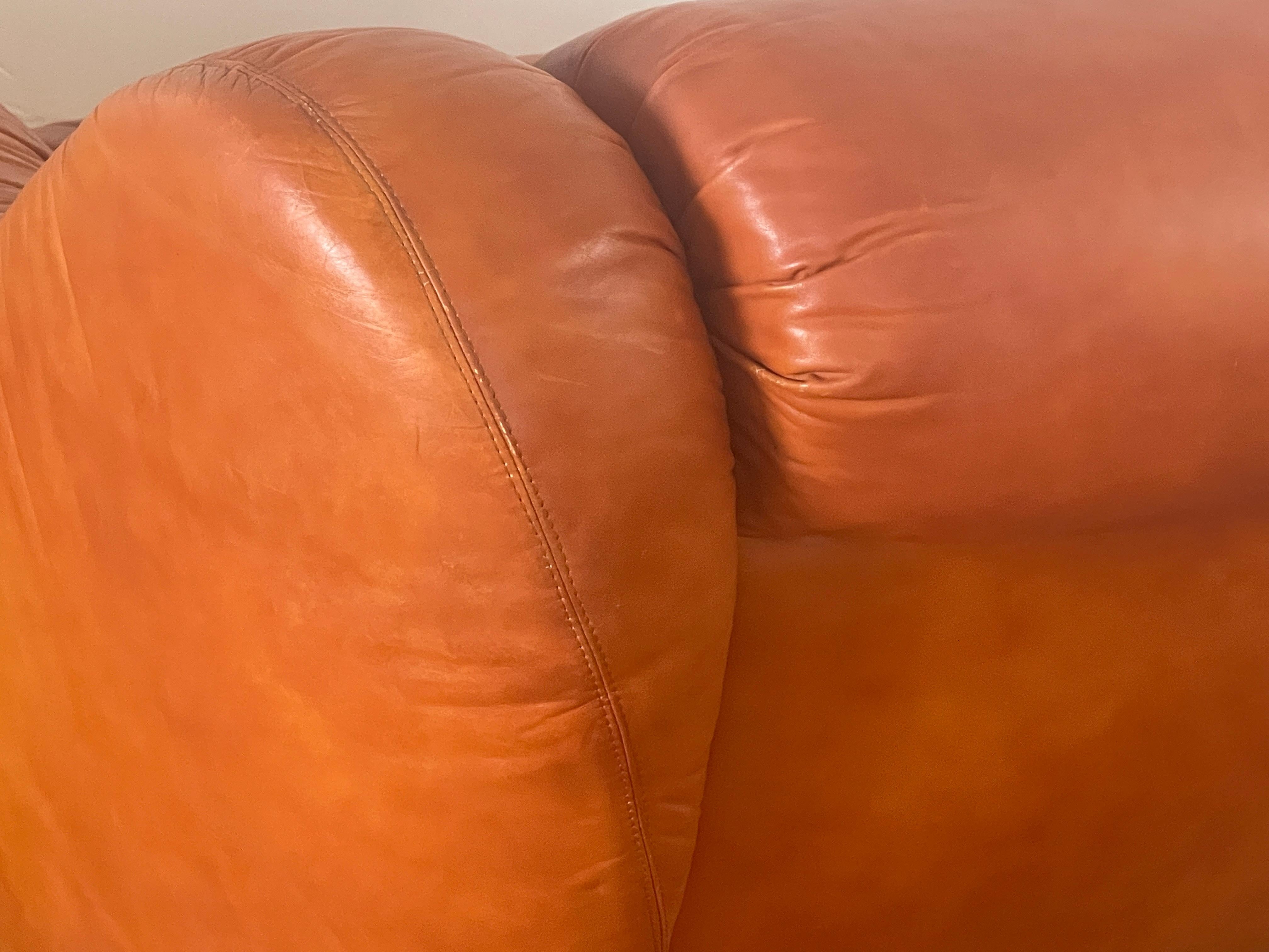 Italian Leather Club Chairs 4