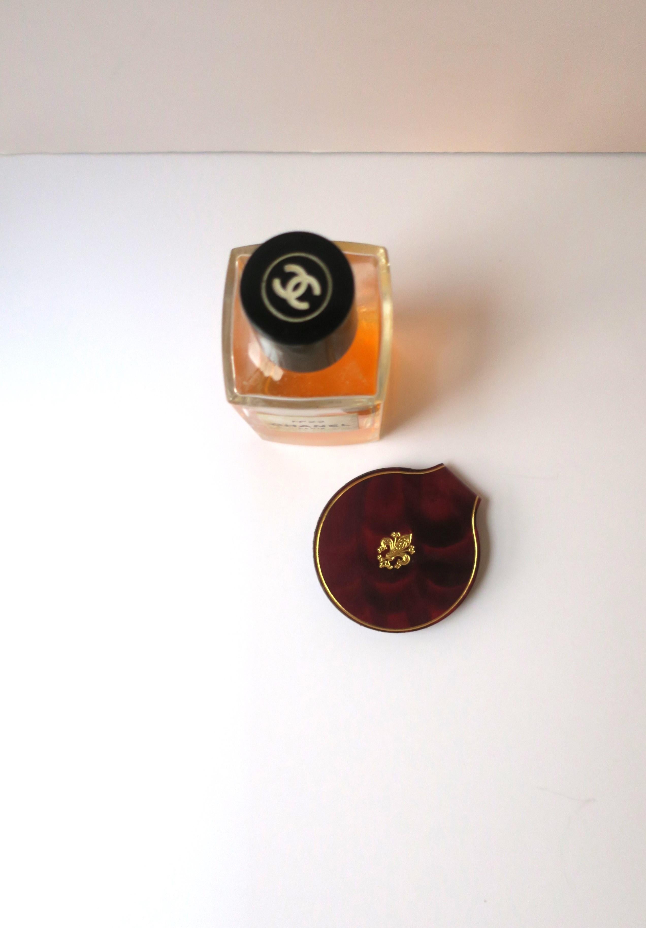 Italian Leather Compact Mirror  For Sale 3