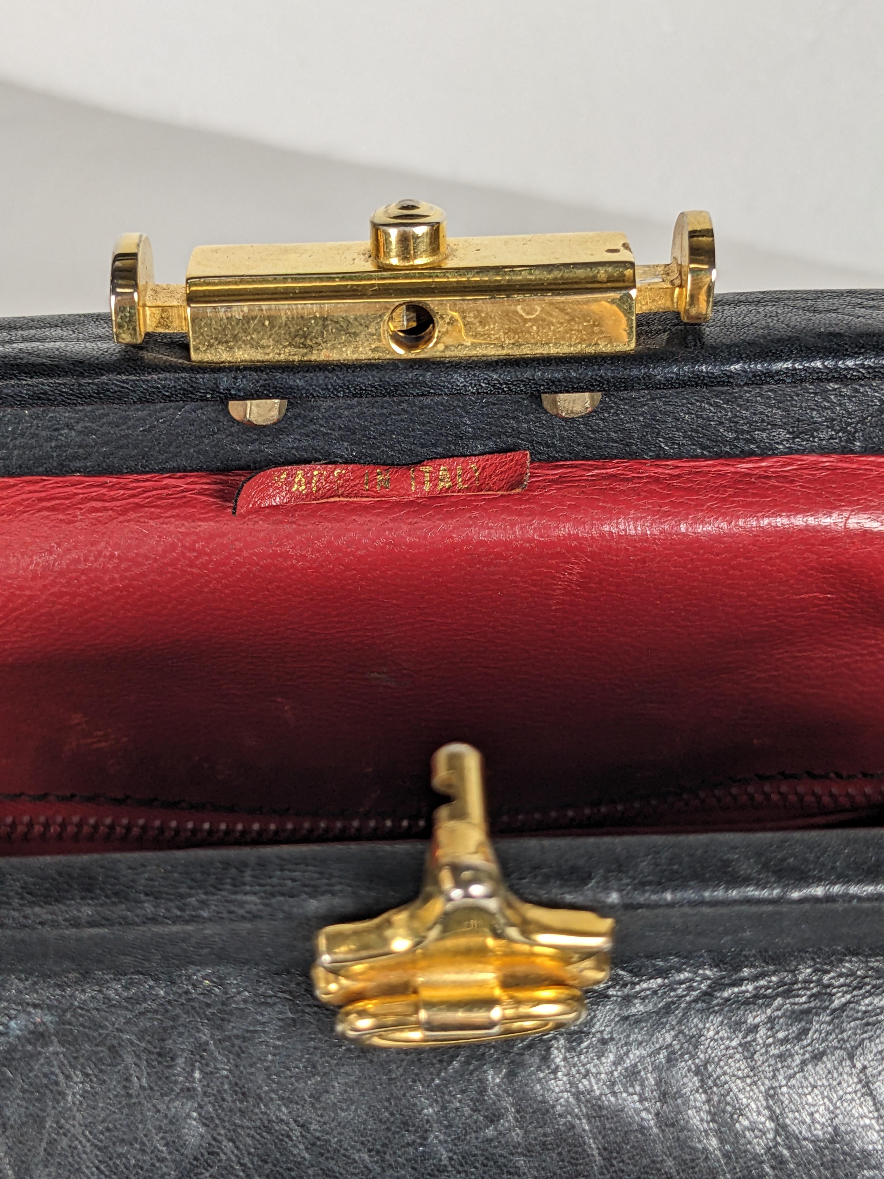 Femenino o masculino Satchel de cuero italiano para médicos en venta