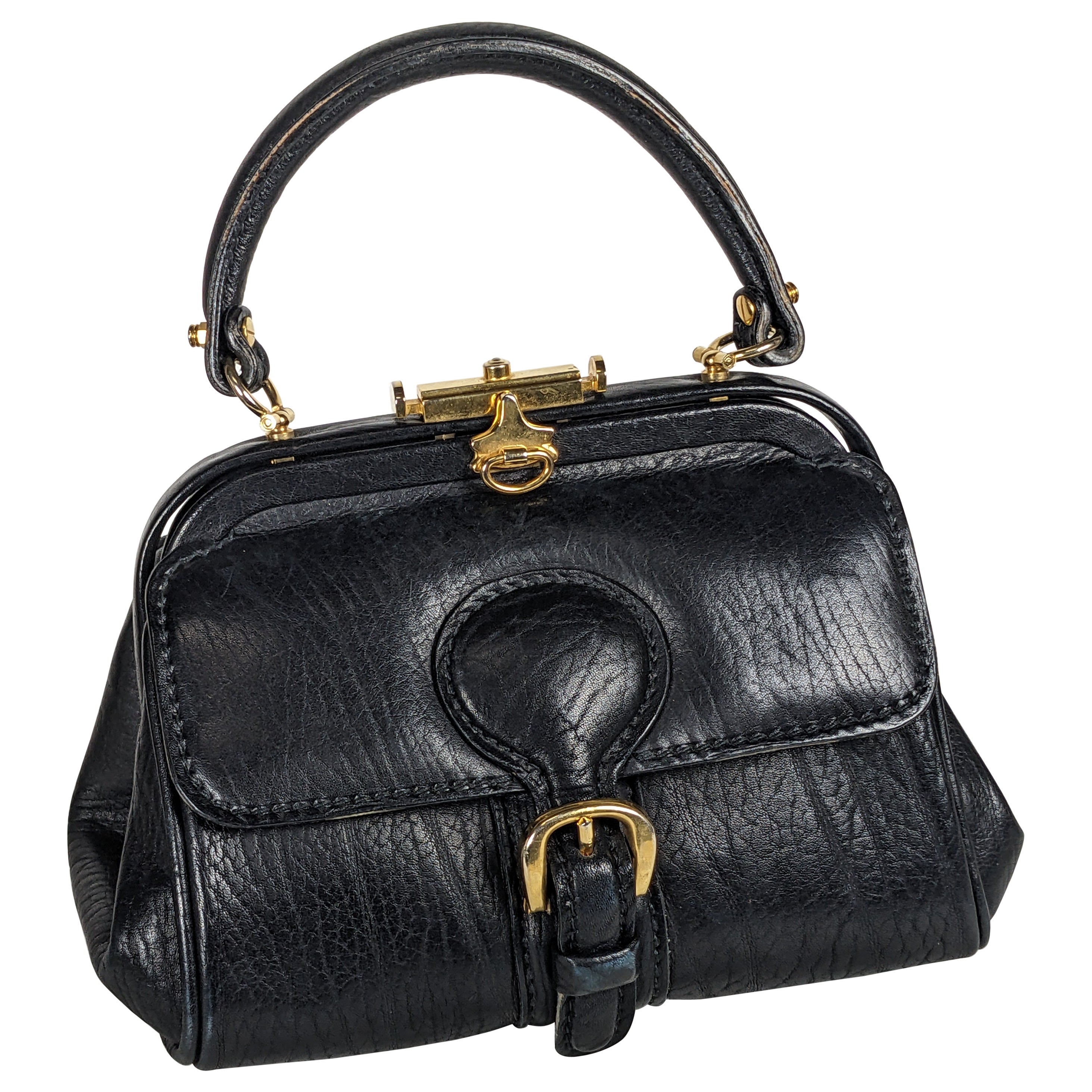 Satchel de cuero italiano para médicos en venta