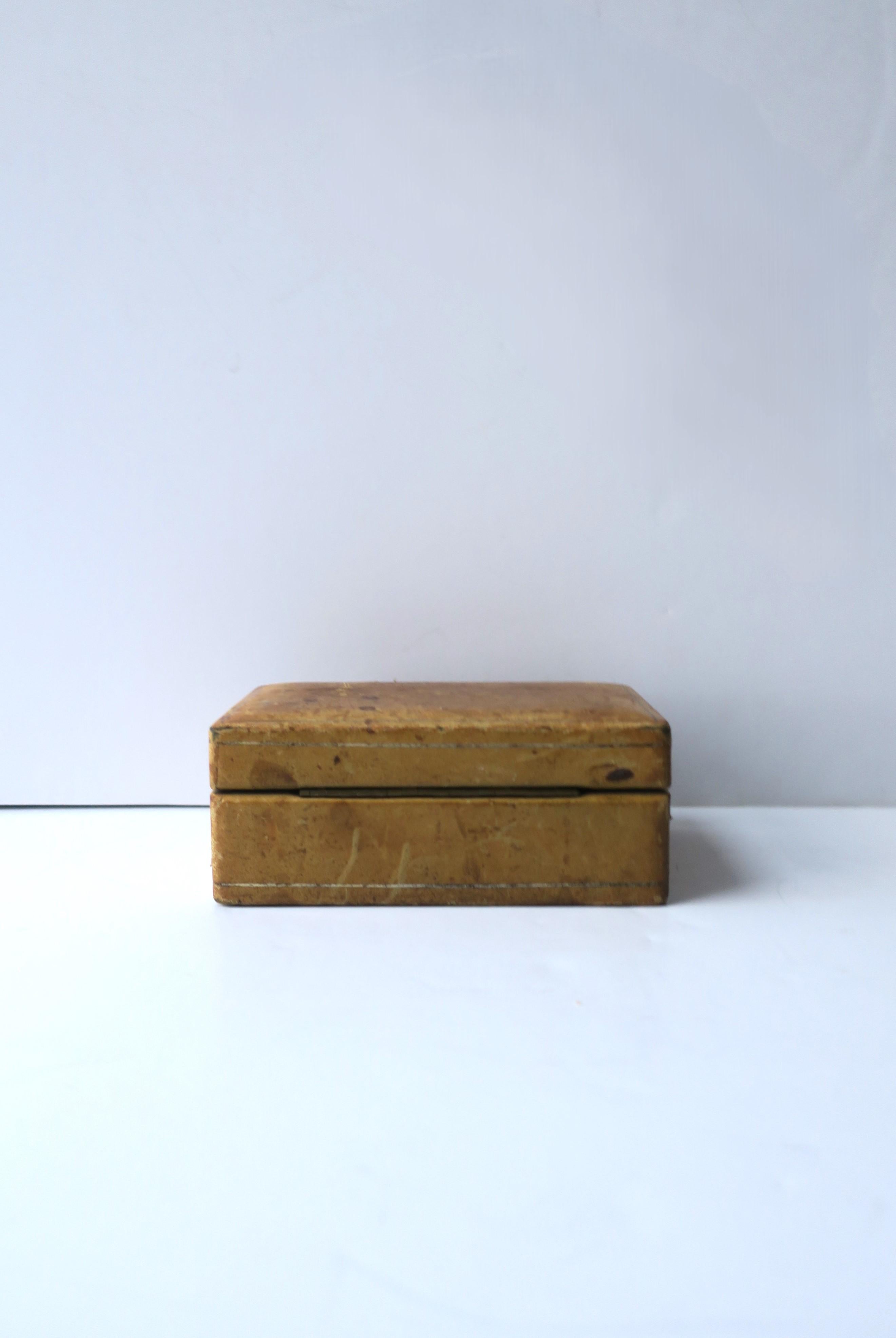 Italian Leather Jewelry Box 7