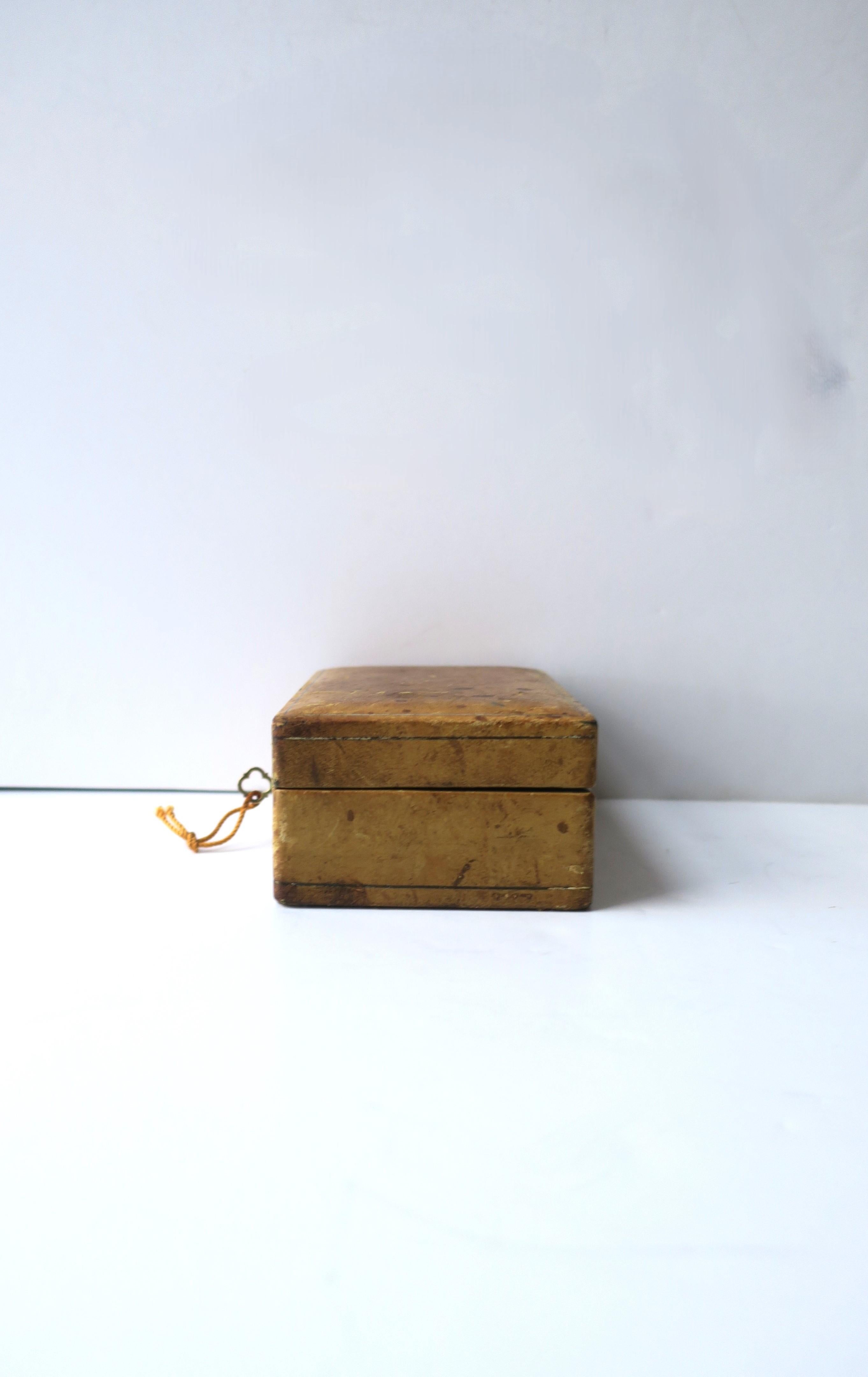 Italian Leather Jewelry Box 1