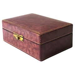Italian Leather Jewelry Box