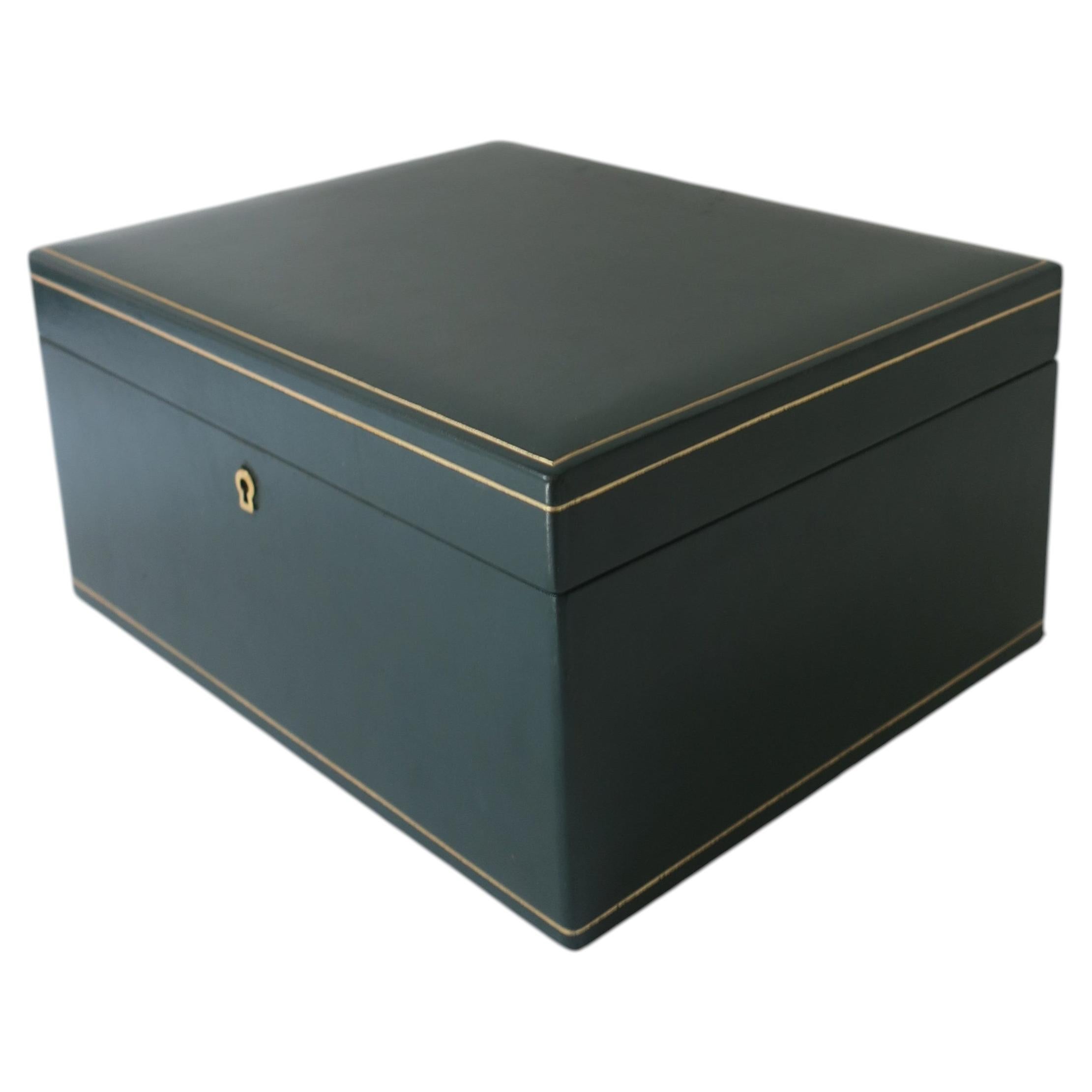 Italian Leather Jewelry Box