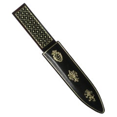 Retro Italian Leather Letter Opener