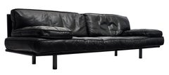 Italian Leather Milano 210 Sofa by Zanotta