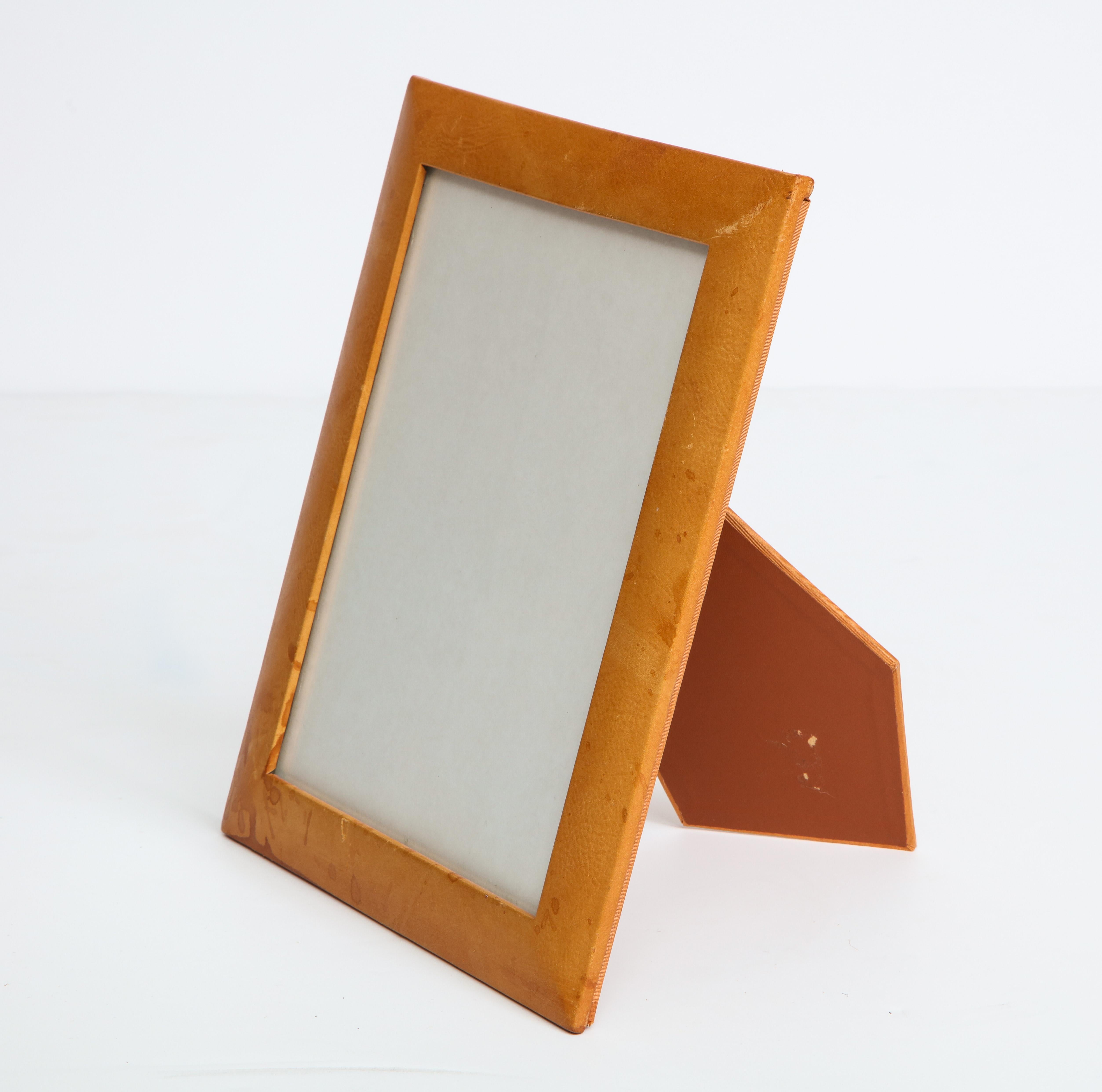 20th Century Italian Leather Picture Frame
