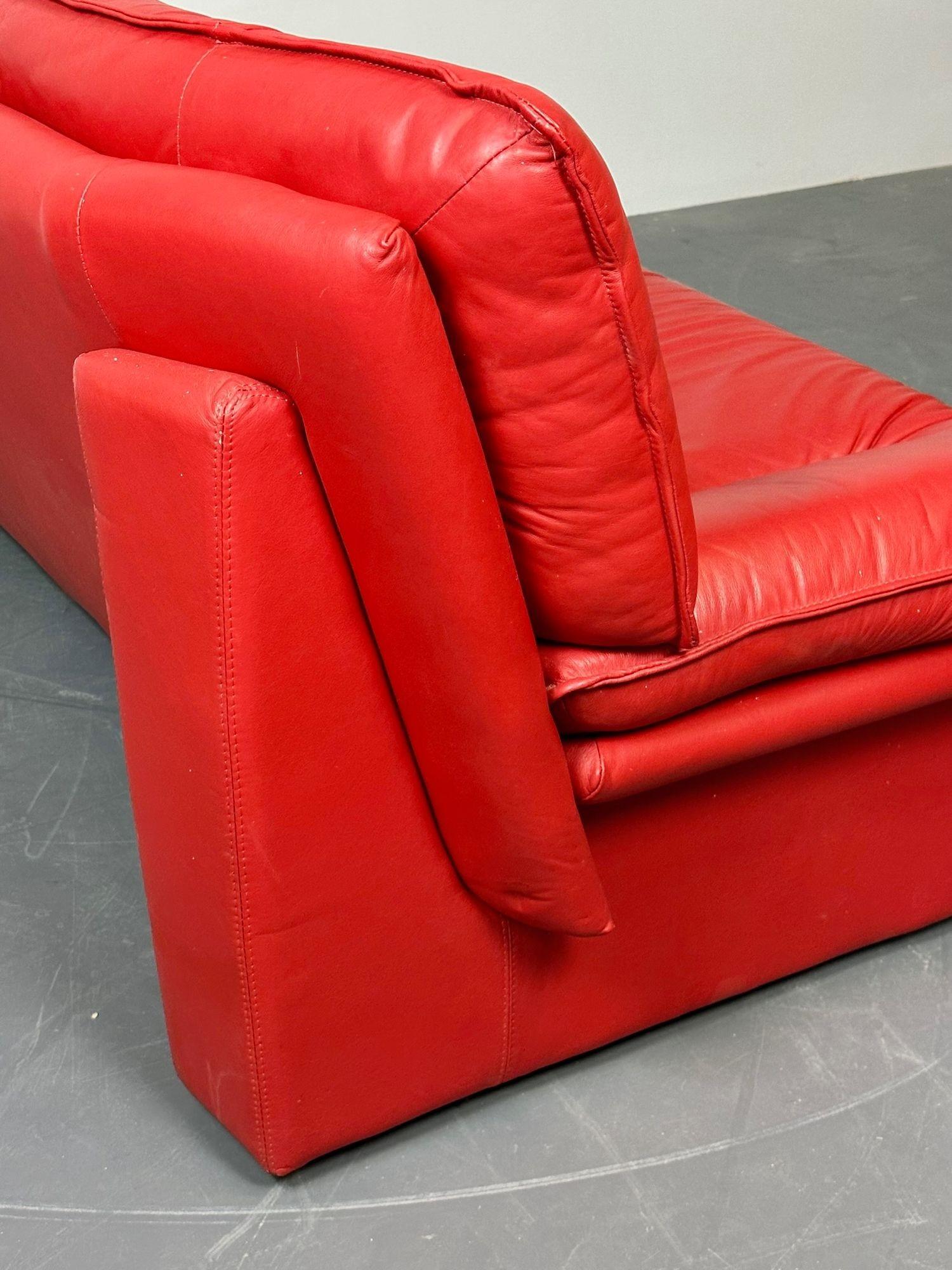 Italian Leather Sofa by FLEP S.P.A. Bitonto, Modern at 1stDibs