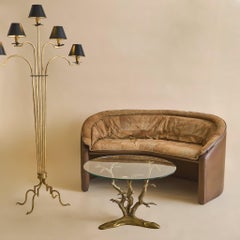 Italian Leather Sofa by Redwall for Borbonese & Rossi di Albizzate, 1970s