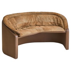 Italian Leather Sofa by Redwall for Borbonese & Rossi di Albizzate, 1970s
