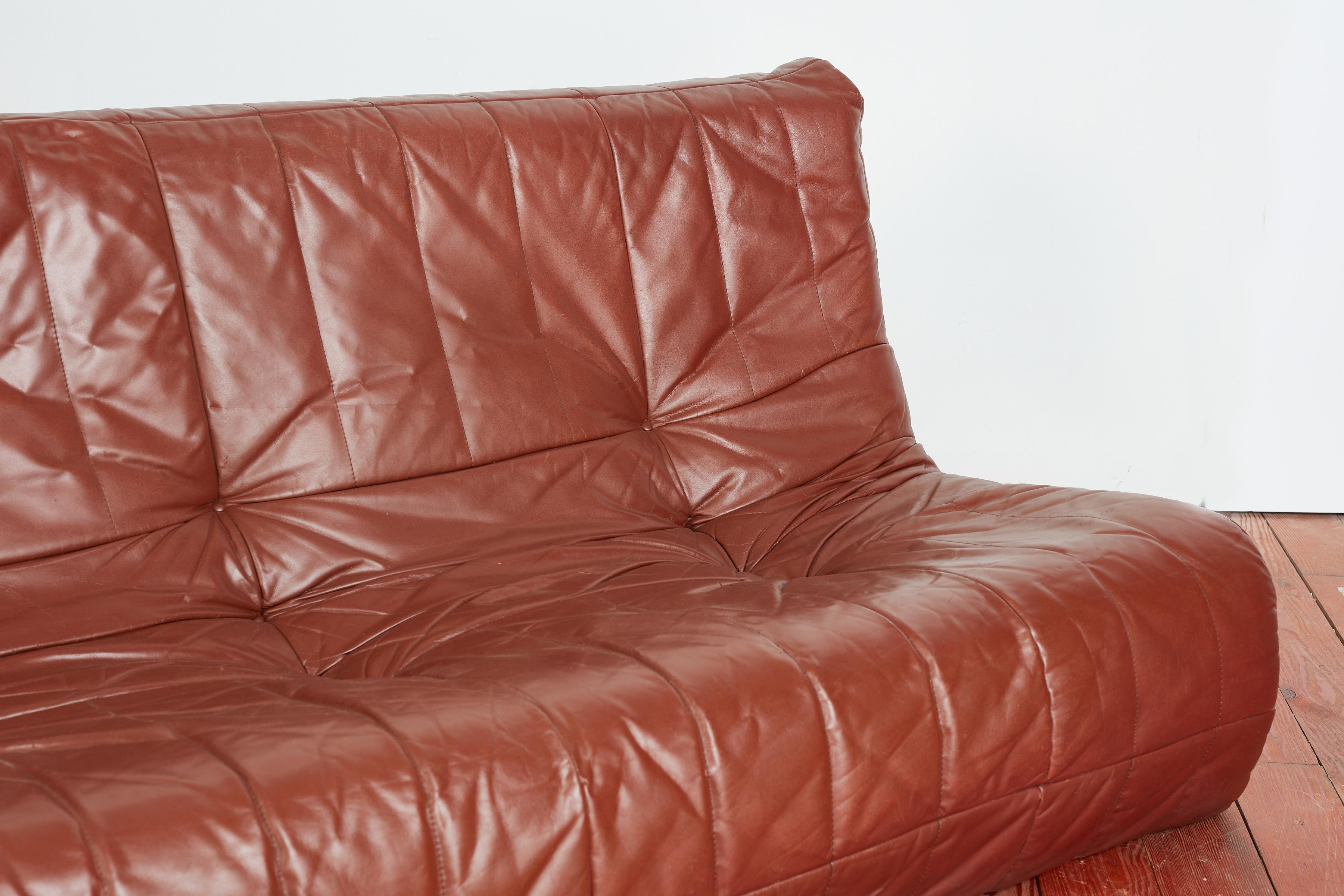 Italian Leather Sofa 6
