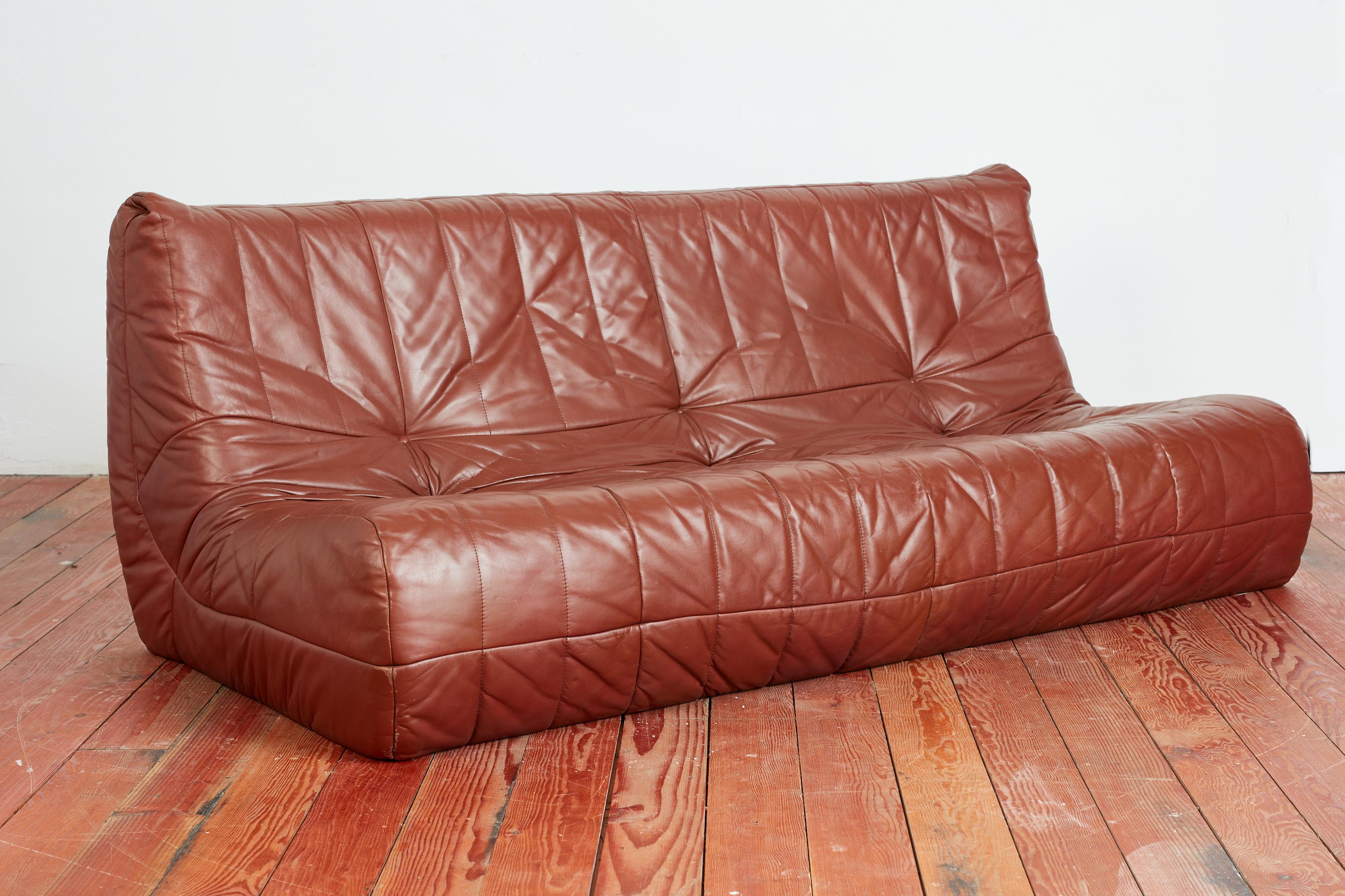 Italian Leather Sofa 9