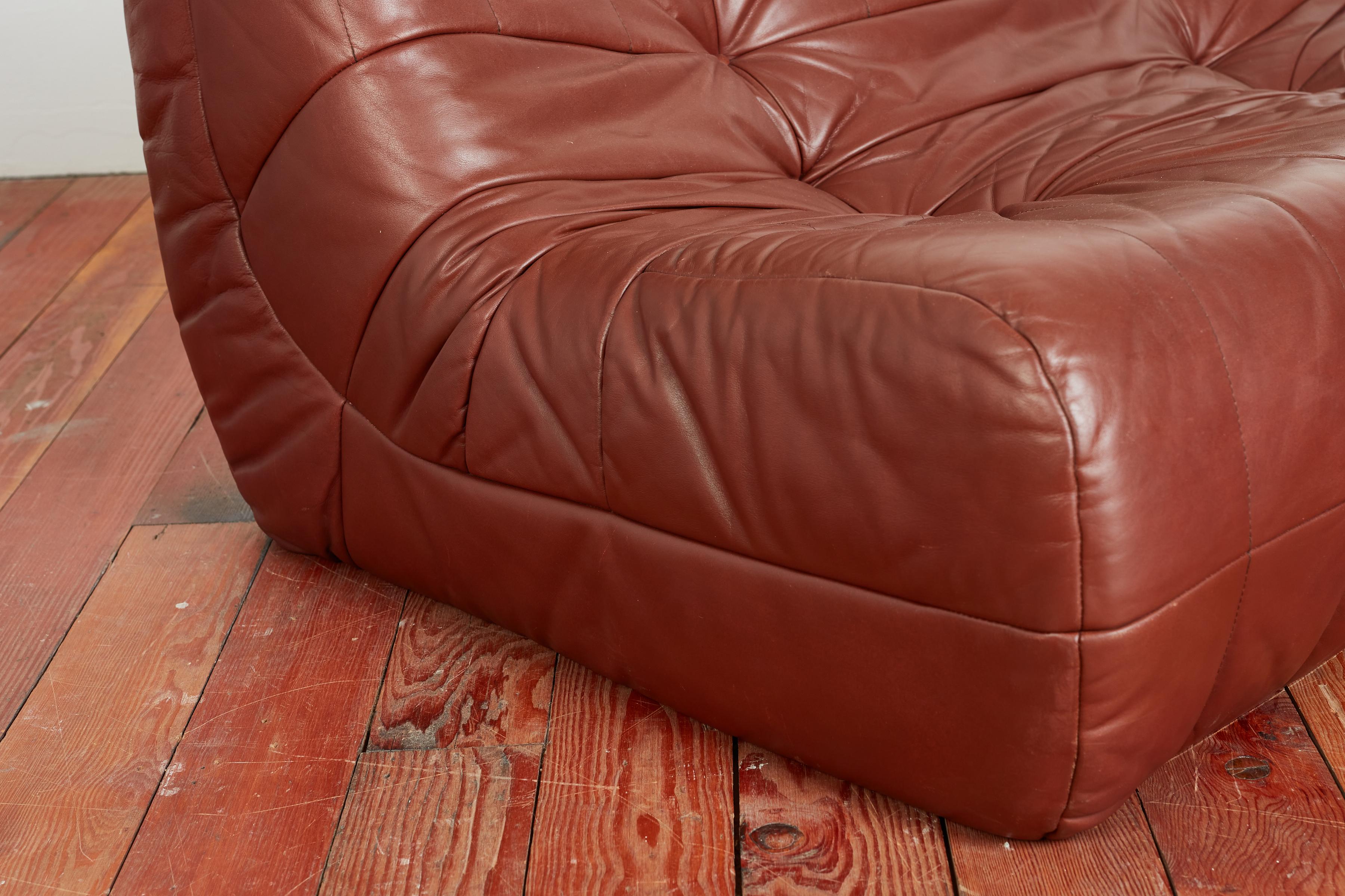 Italian Leather Sofa 5