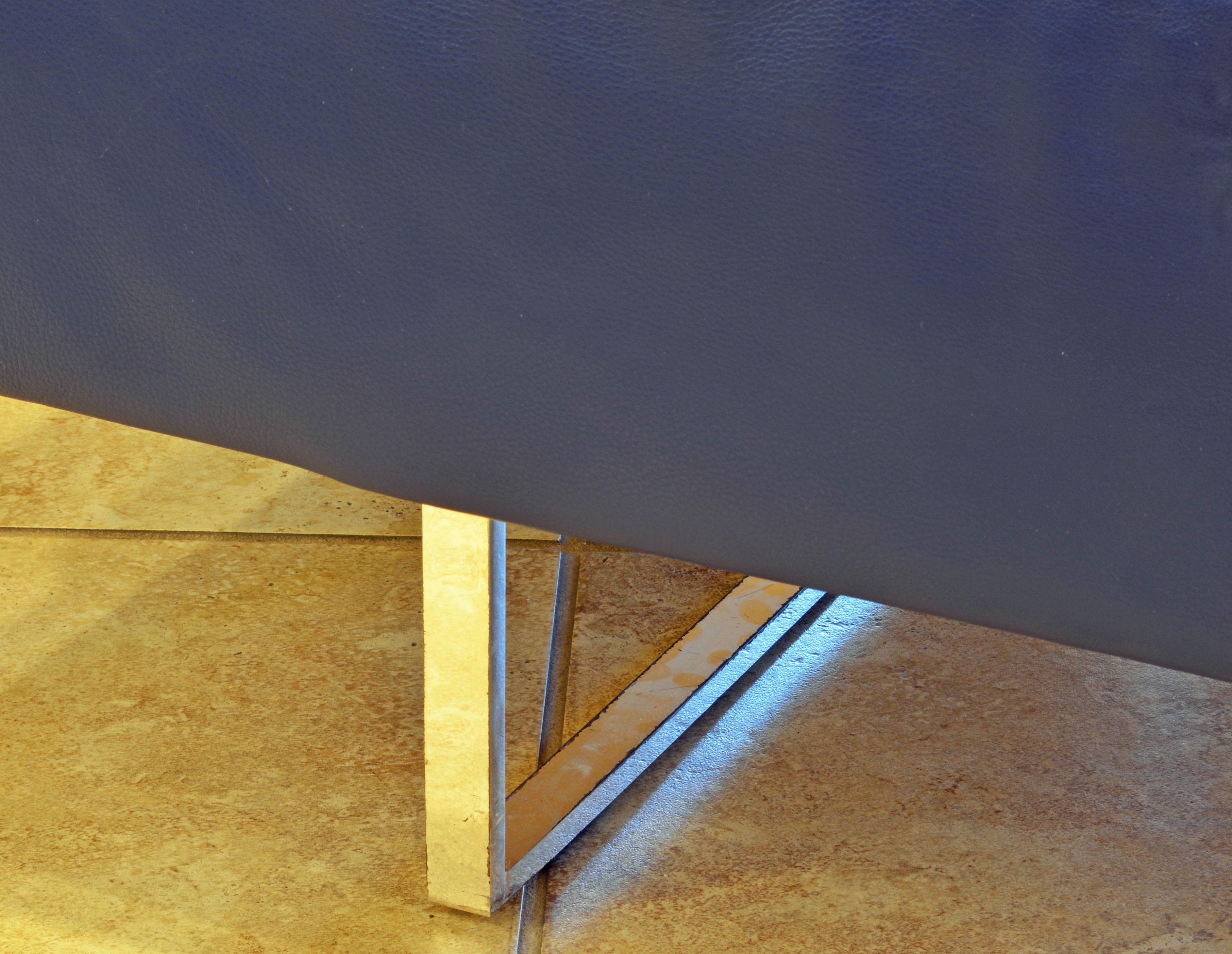 Italian Leather Sofa or Chaise by Studio Cerri & Associati for Poltrona Frau 1