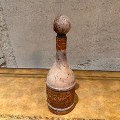 Italian Leather-Wrapped Bottle Decanter