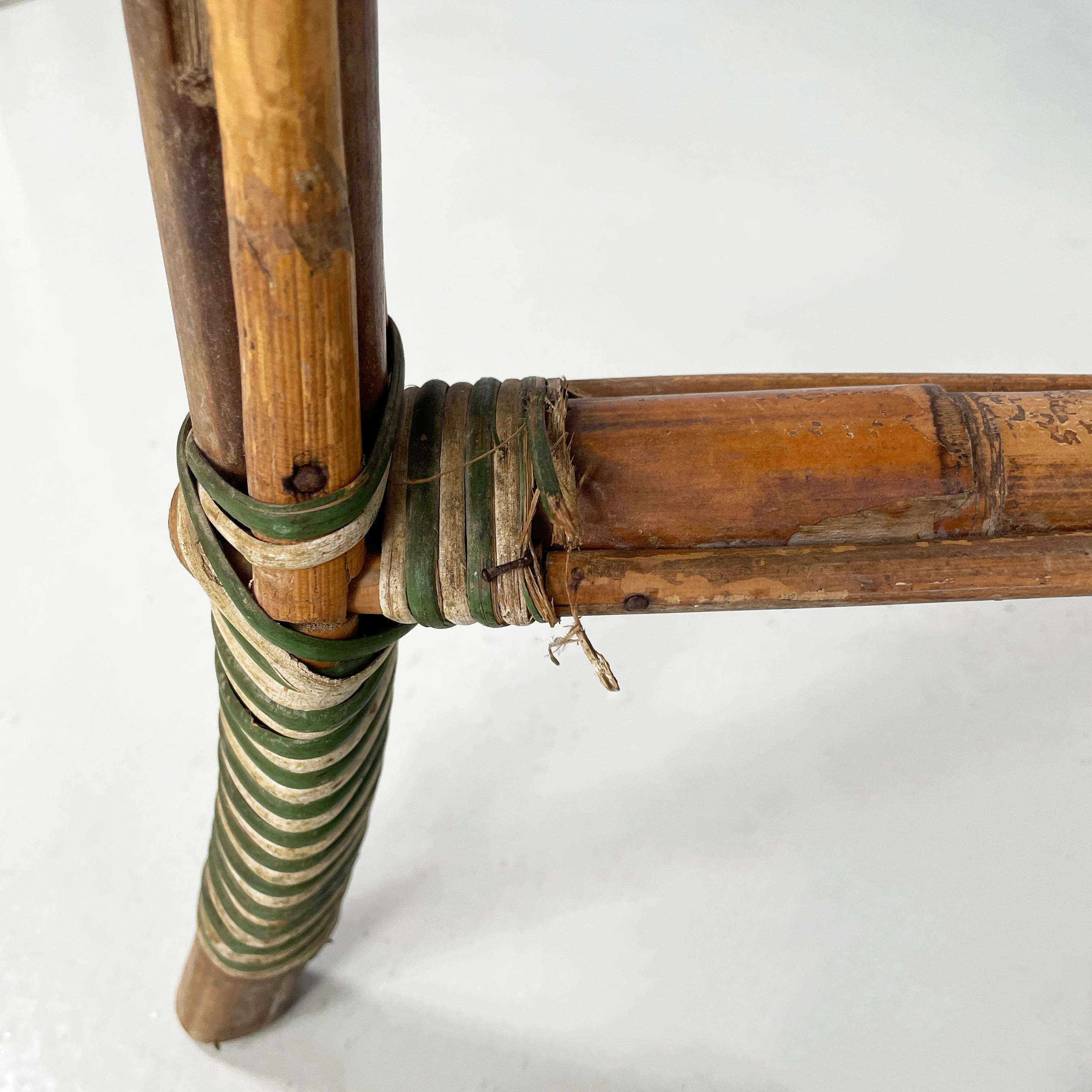 Italienischer Liberty-Esstisch für den Außenbereich aus Rattan von Palazzo Falconi, frühe 1900er Jahre im Angebot 13
