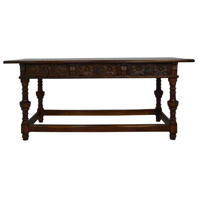 Italian Library Table at 1stDibs