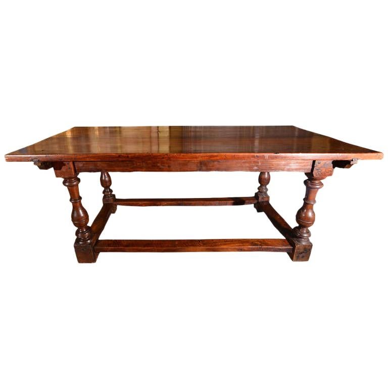 Italian Library Table For Sale at 1stDibs