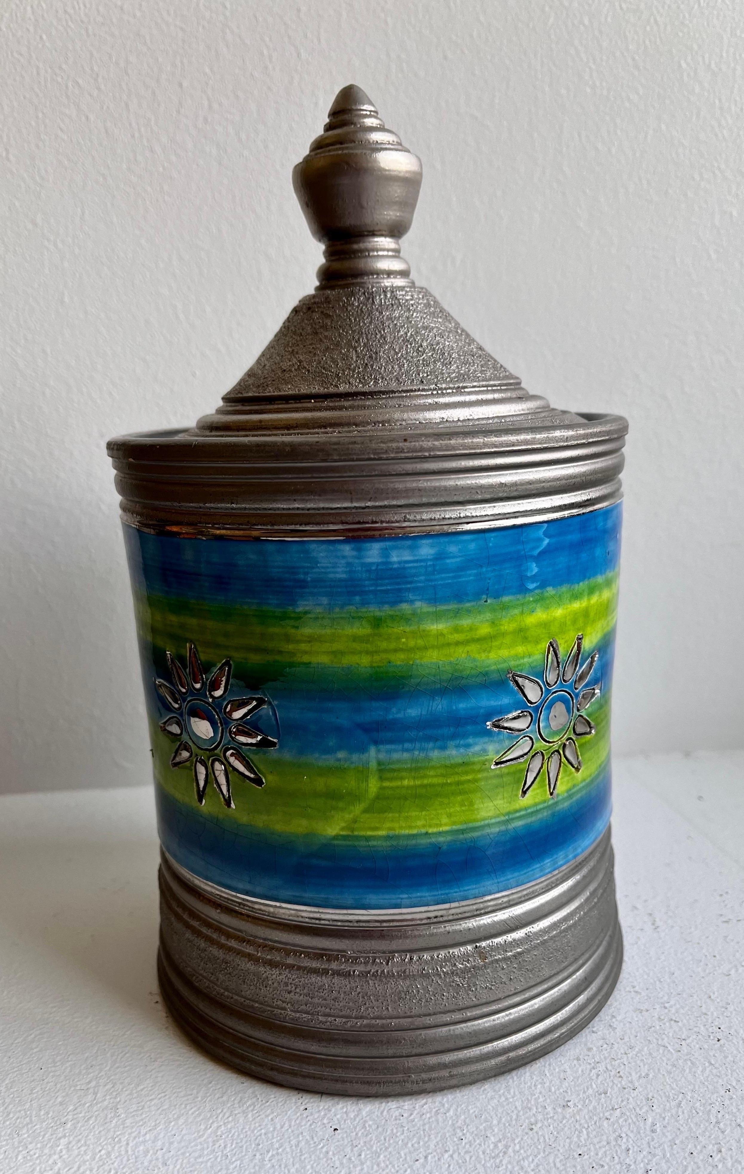 Italian Lidded Jar for Rosenthal Netter, circa 1965 For Sale 1