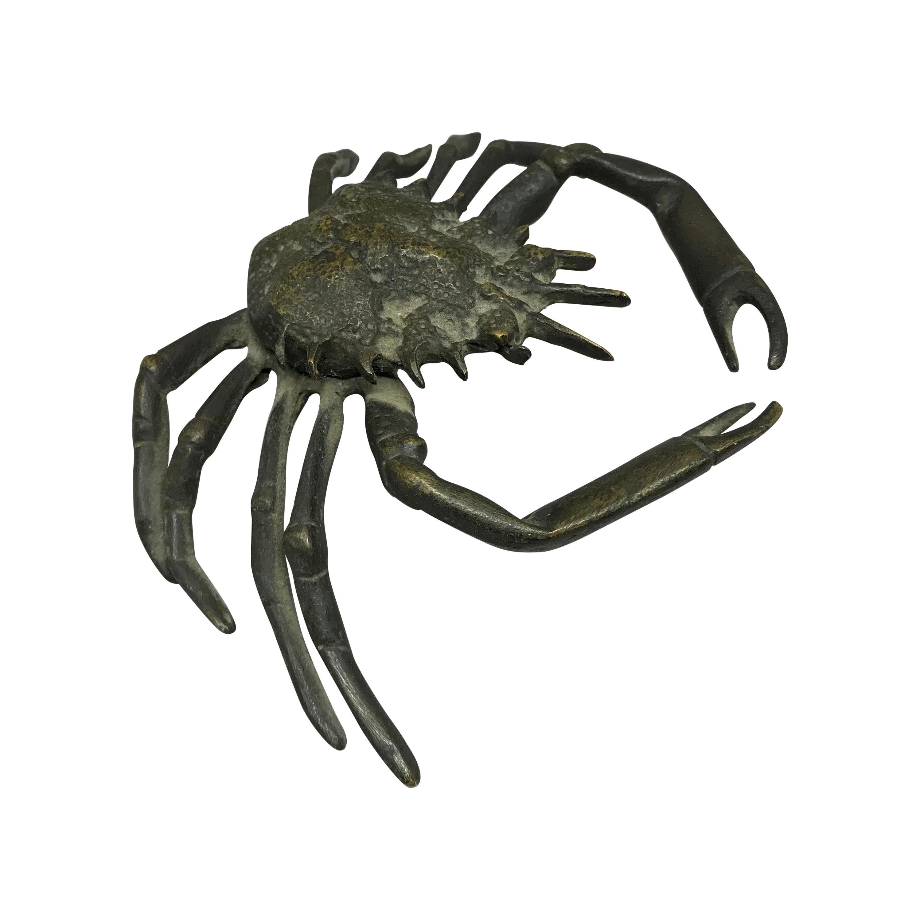 Italian Life-Size Bronze Crab