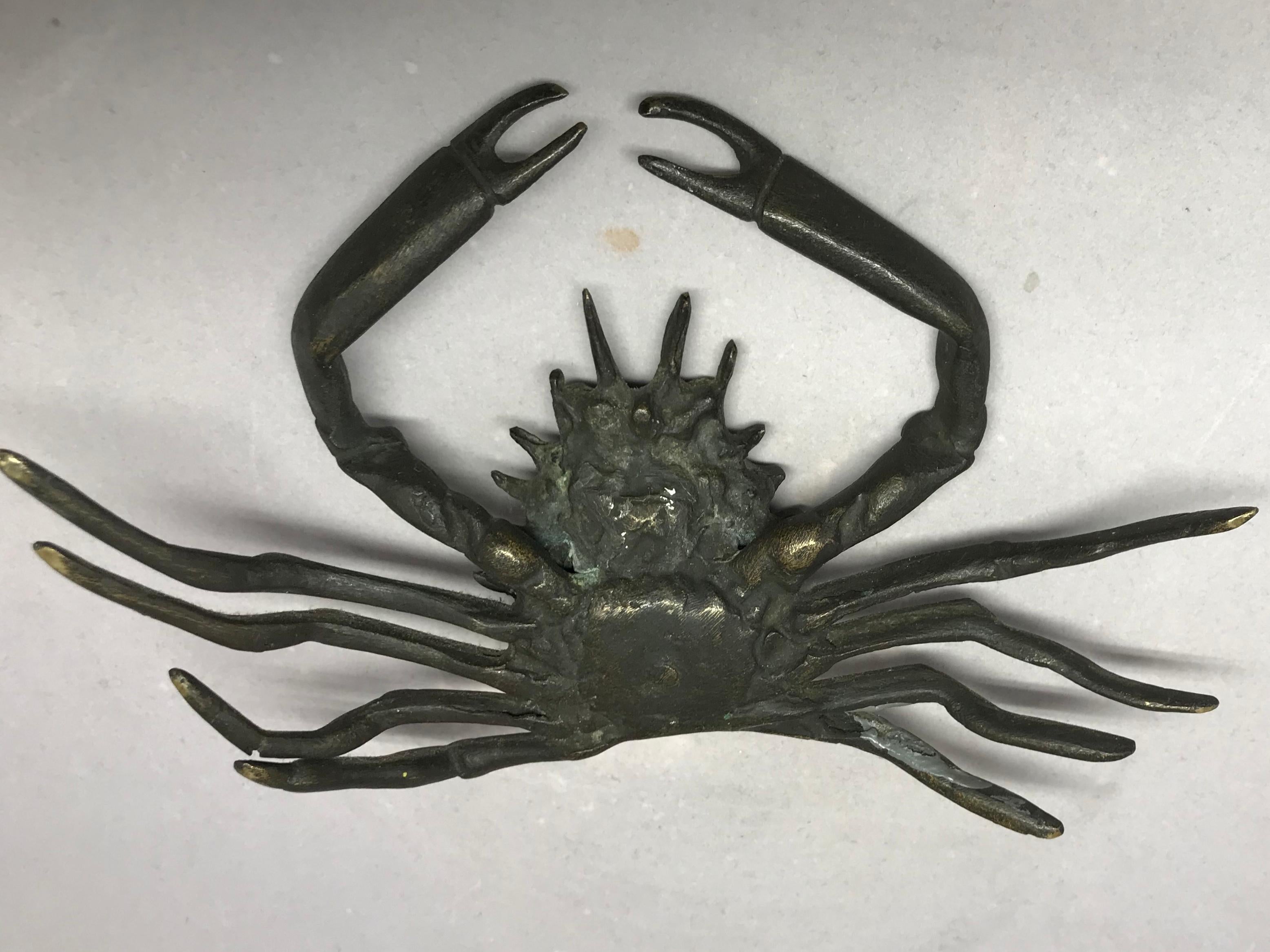 Italian Life-Size Bronze Crab 2