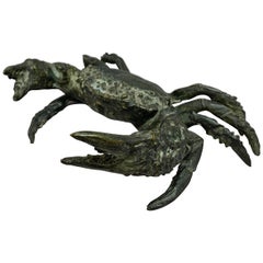 Italian Lifesize Bronze Crab