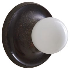 Applique ou monture affleurante italienne "Light Ball" en bronze par Achille Castiglioni