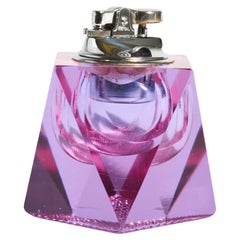 Italian Lilac Faceted Glass Lighter